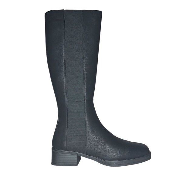 AEROSOLES Shoes - NWT Aerosoles Women's Daria Black Grainy Faux Leather Boots